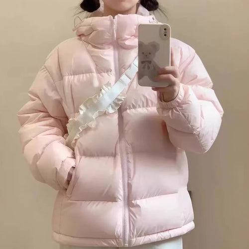 Damen Wattierte Pufferjacke mit Kapuze und isolierender Füllung Heidi-Mode