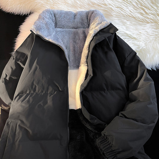 Damen Daunenjacke mit weichem Innenfutter und hohem Kragen Heidi-Mode