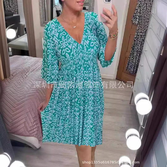 Heidi-Mode | Locker Hoch-Elastisches Strandkleid