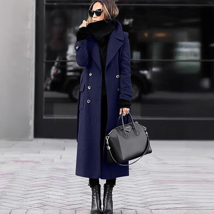 Damen eleganter Wollmantel Heidi-Mode