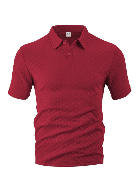 Herren Poloshirt aus atmungsaktiver Baumwolle Heidi-Mode