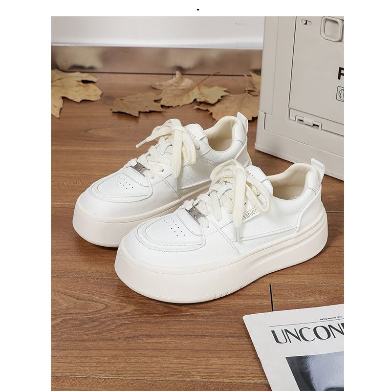 Damen Sneakers mit dicker Plateausohle und atmungsaktivem Obermaterial Heidi-Mode