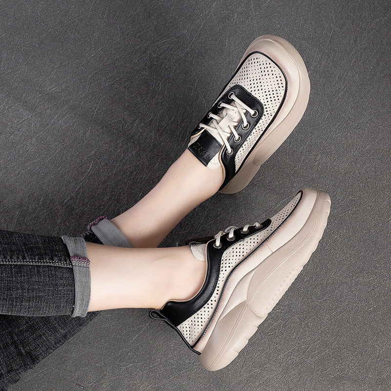 Damen Sneaker mit atmungsaktiver Netzoberfläche und dämpfender Sohle Heidi-Mode