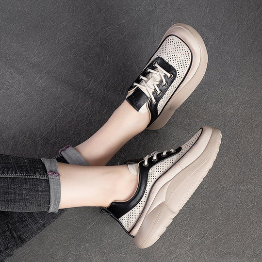 Damen Sneaker mit atmungsaktiver Netzoberfläche und dämpfender Sohle Heidi-Mode