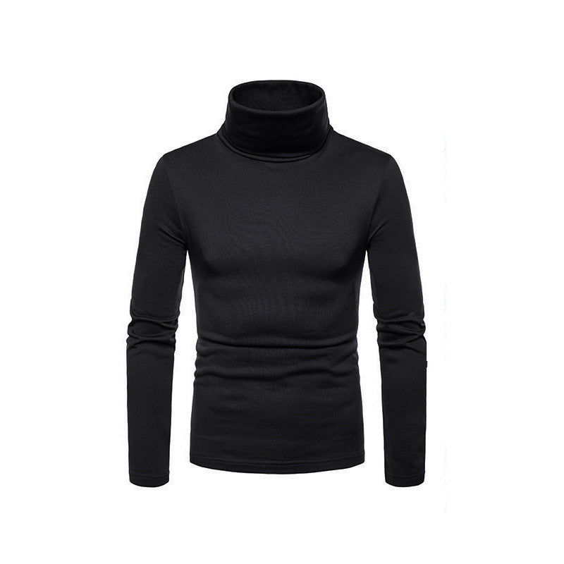 Herren Rollkragenpullover aus weichem Stretchmaterial Heidi-Mode