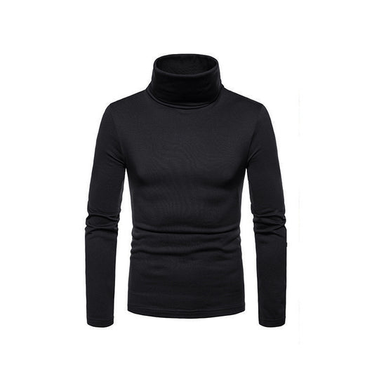 Herren Rollkragenpullover aus weichem Stretchmaterial Heidi-Mode