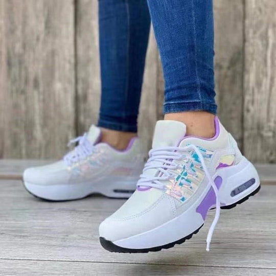 Damen Sportliche Air Max Sneakers mit atmungsaktiver Oberflächenstruktur Heidi-Mode