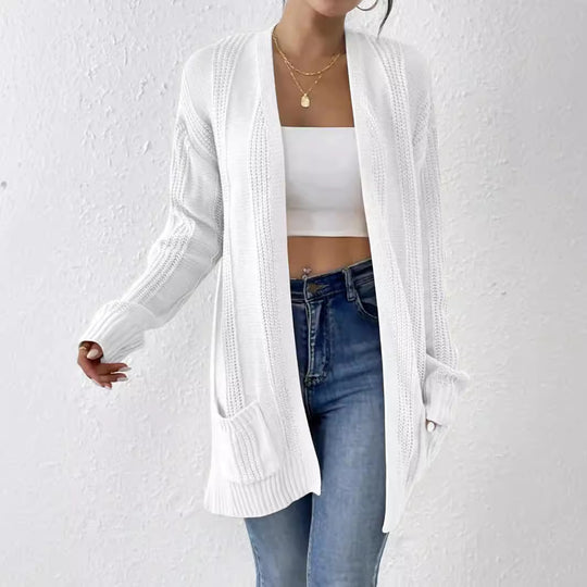 Damen Strickjacke mit Taschen Heidi-Mode