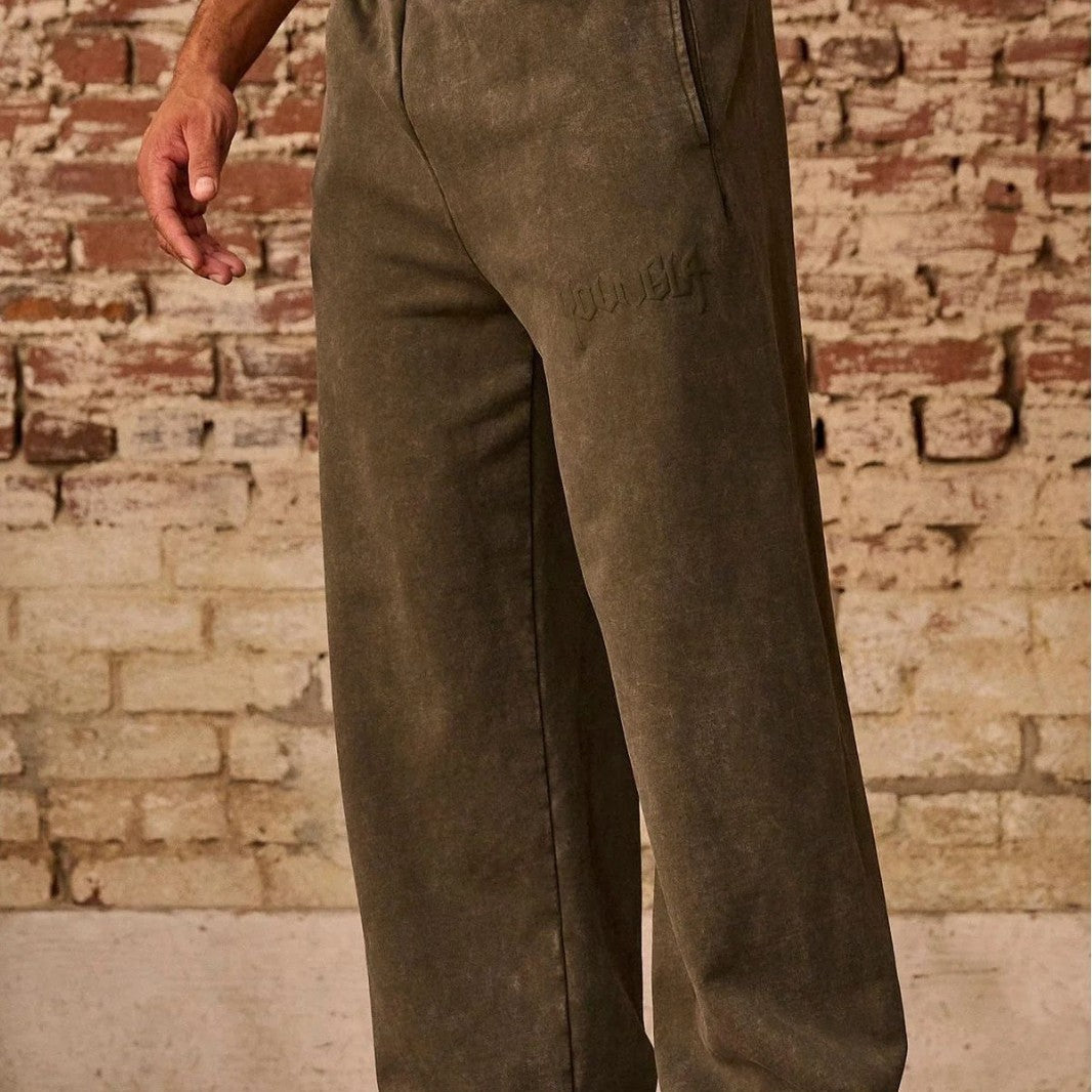 Herren bequeme Freizeithose mit seitlichen Eingrifftaschen und elastischem Bund Heidi-Mode