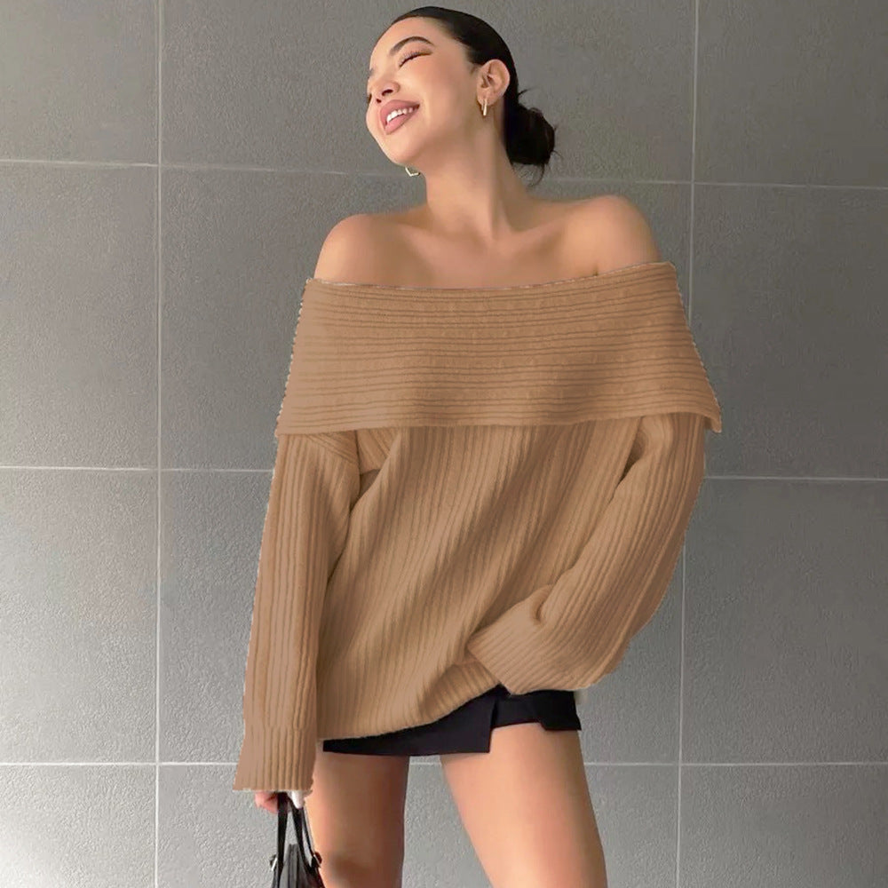 Damen Oversized Strickpullover Heidi-Mode