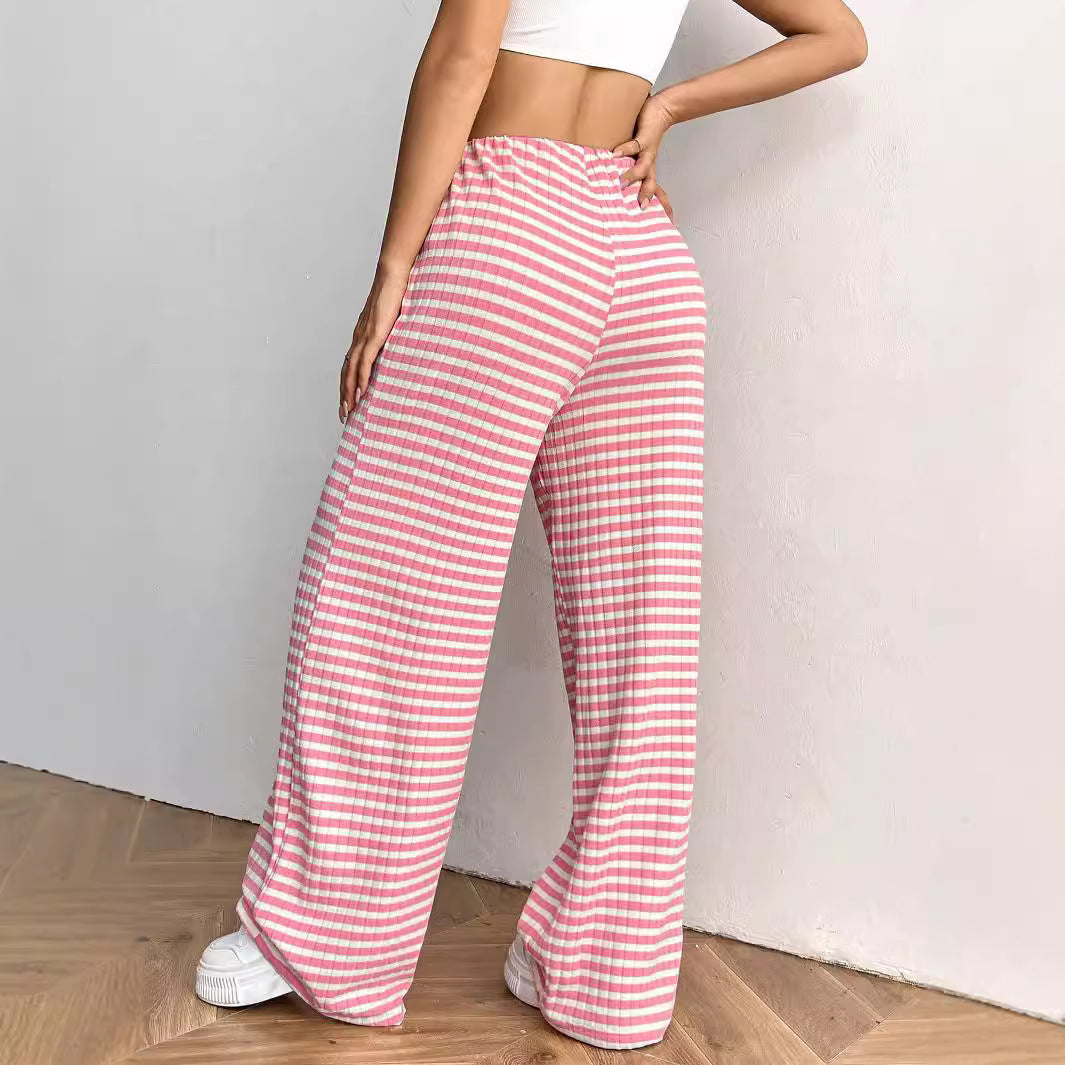 Damen komfortable Relaxhose mit weitem Schnitt und verstellbarem Kordelzug Heidi-Mode