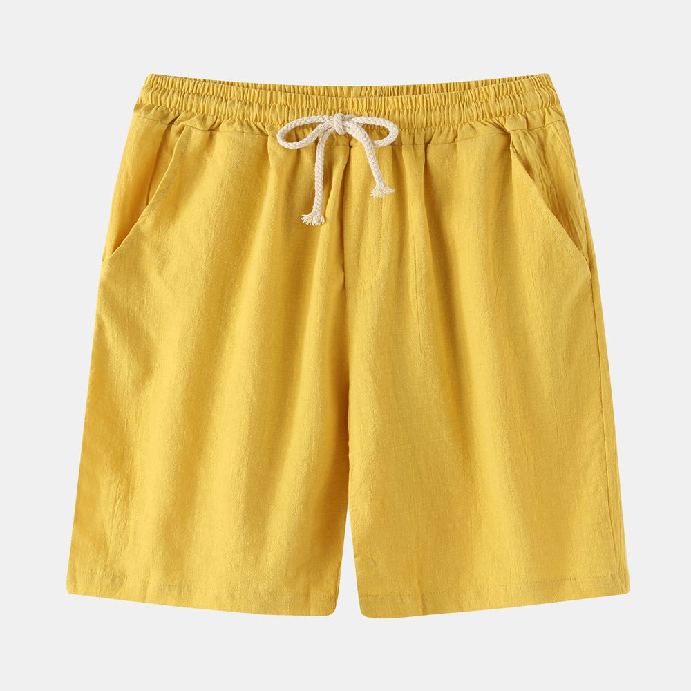 Herren Bermuda-Shorts mit elastischem Bund und seitlichen Taschen Heidi-Mode