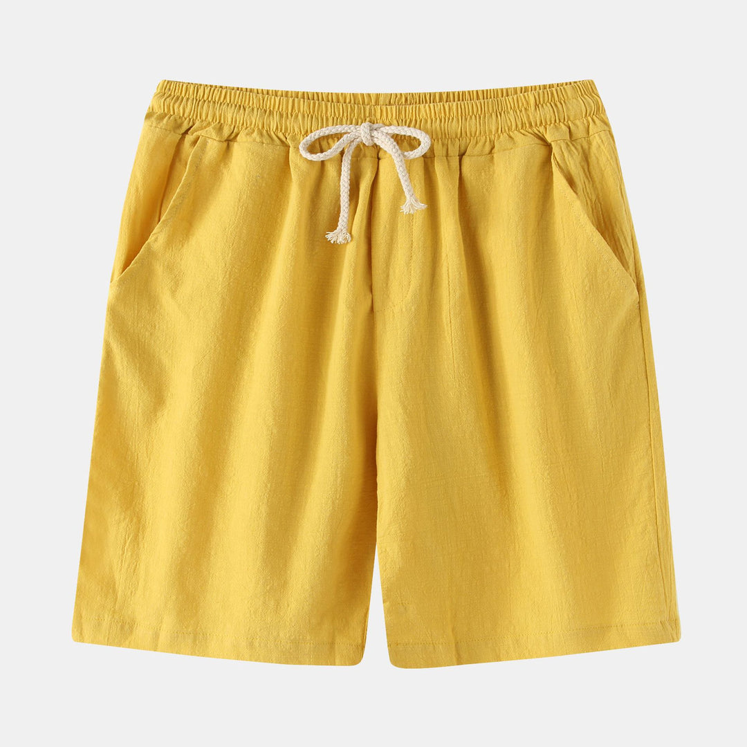 Herren Bermuda-Shorts mit elastischem Bund und seitlichen Taschen Heidi-Mode