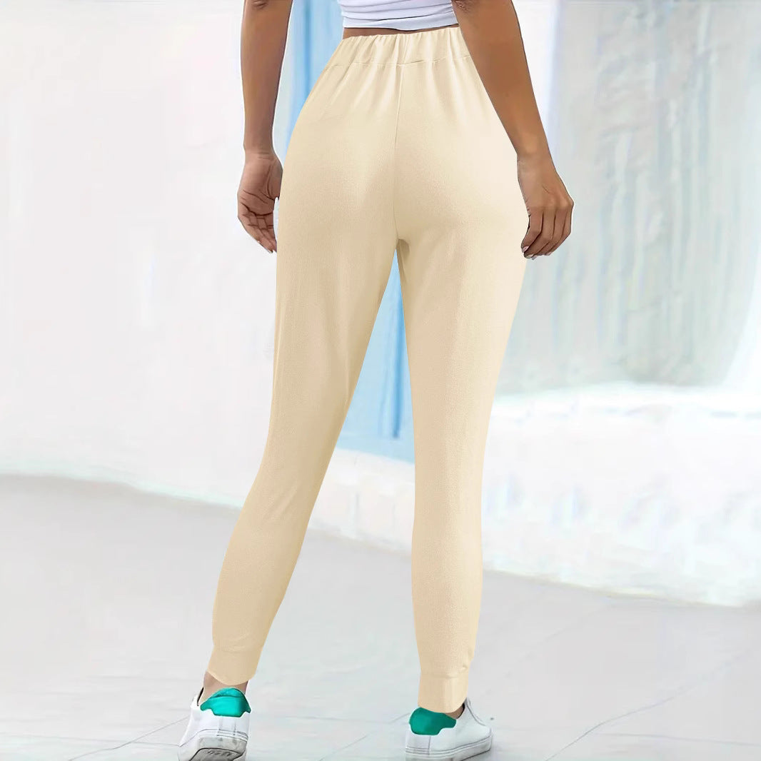 Damen Bequeme Jogginghose mit elastischem Bund und praktischen Taschen Heidi-Mode