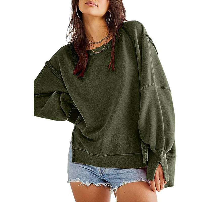 Damen Oversized Sweatshirt Heidi-Mode