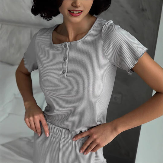 Damen Pyjama Set Heidi-Mode