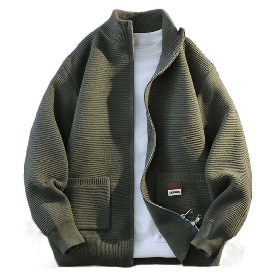 Herren Strickjacke mit Struktur Heidi-Mode