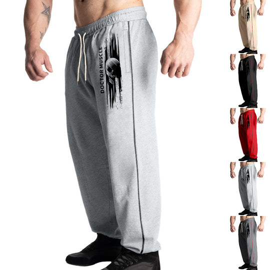 Herren Bequeme Sportjogginghose mit seitlichen Taschen und verstellbarem Kordelzug Heidi-Mode