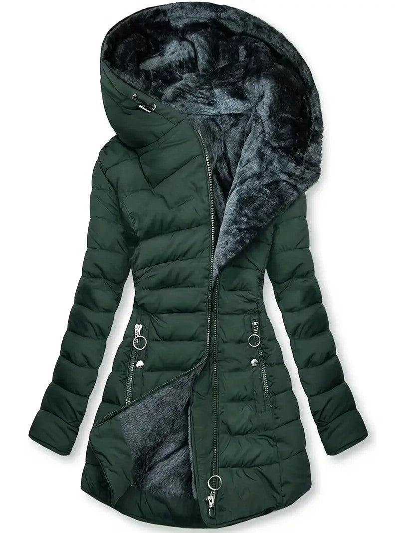 Damen Langzeit-Winterjacke mit weichem Innenfutter Heidi-Mode