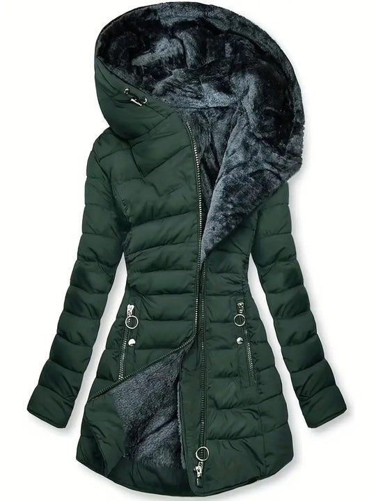 Damen Langzeit-Winterjacke mit weichem Innenfutter Heidi-Mode