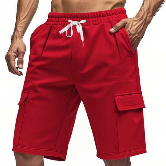 Damen komfortable Cargo-Shorts mit elastischem Bund und praktischen Seitentaschen Heidi-Mode
