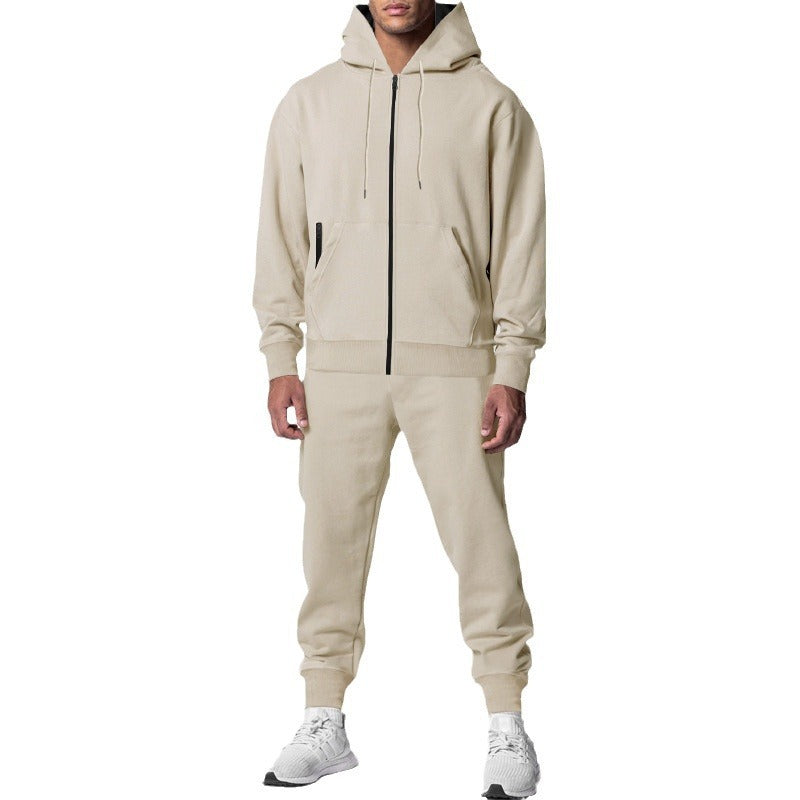 Herren sportliches Hoodie-Set mit atmungsaktiver Stofftechnologie Heidi-Mode