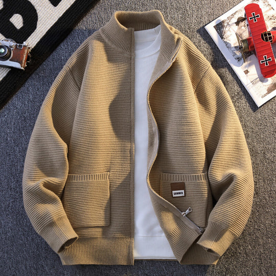 Herren Strickjacke mit Struktur Heidi-Mode