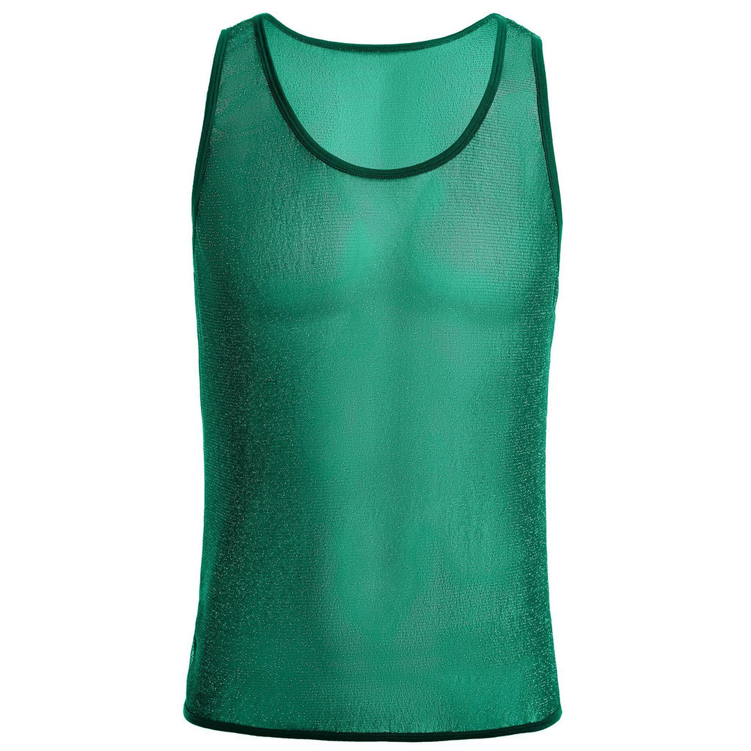 Herren Sportliches Netz-Tanktop Heidi-Mode