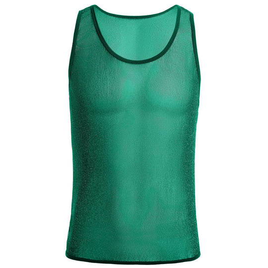 Herren Sportliches Netz-Tanktop Heidi-Mode