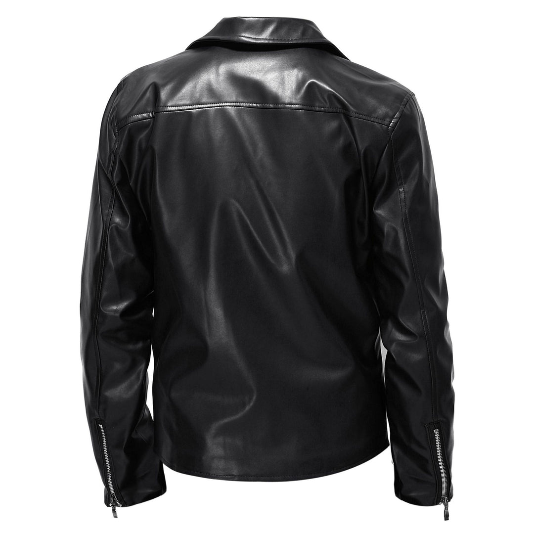 Herren stylish Kunstleder Motorradjacke Heidi-Mode