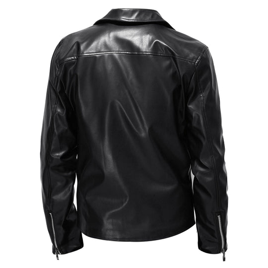Herren stylish Kunstleder Motorradjacke Heidi-Mode