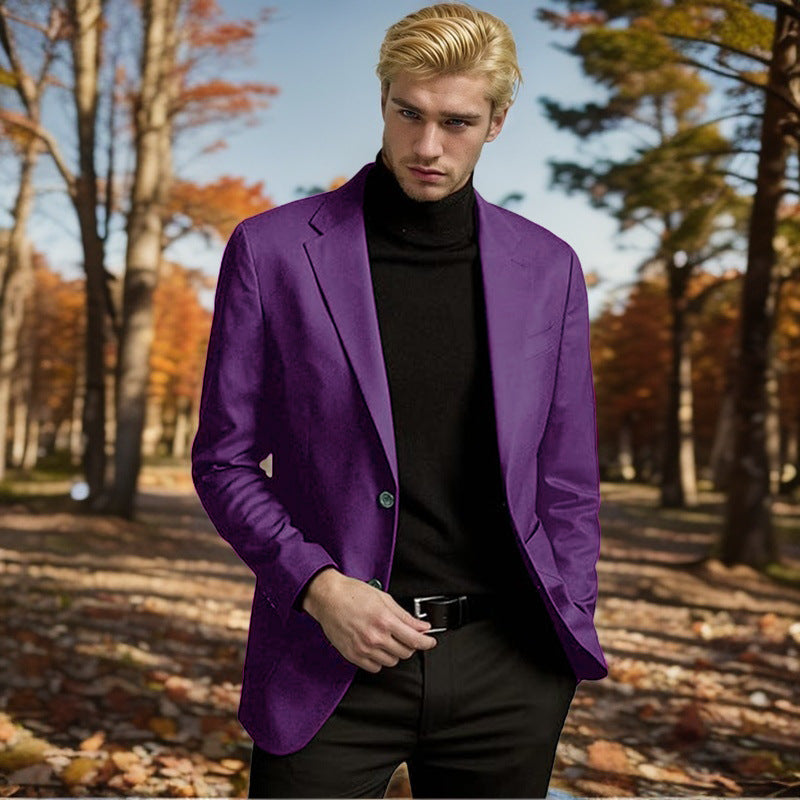 Herren Eleganter Blazer mit stilvollem Schnitt und hochwertigem Material Heidi-Mode