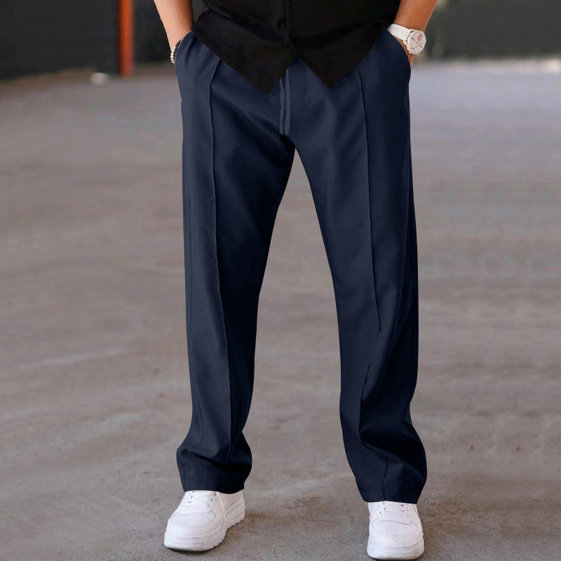 Herren Bequeme Sweatpants mit eleganter Optik und seitlichen Eingrifftaschen Heidi-Mode
