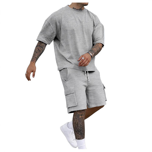 Herren Sportliches Cargo-Set Heidi-Mode