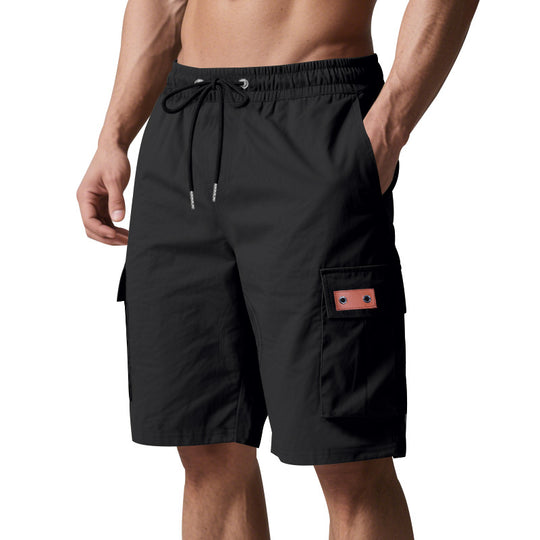Herren Cargo-Shorts mit elastischem Bund und praktischen Taschen Heidi-Mode