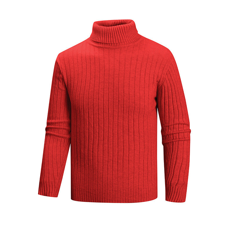 Herren Strickpullover mit Stehkragen Heidi-Mode