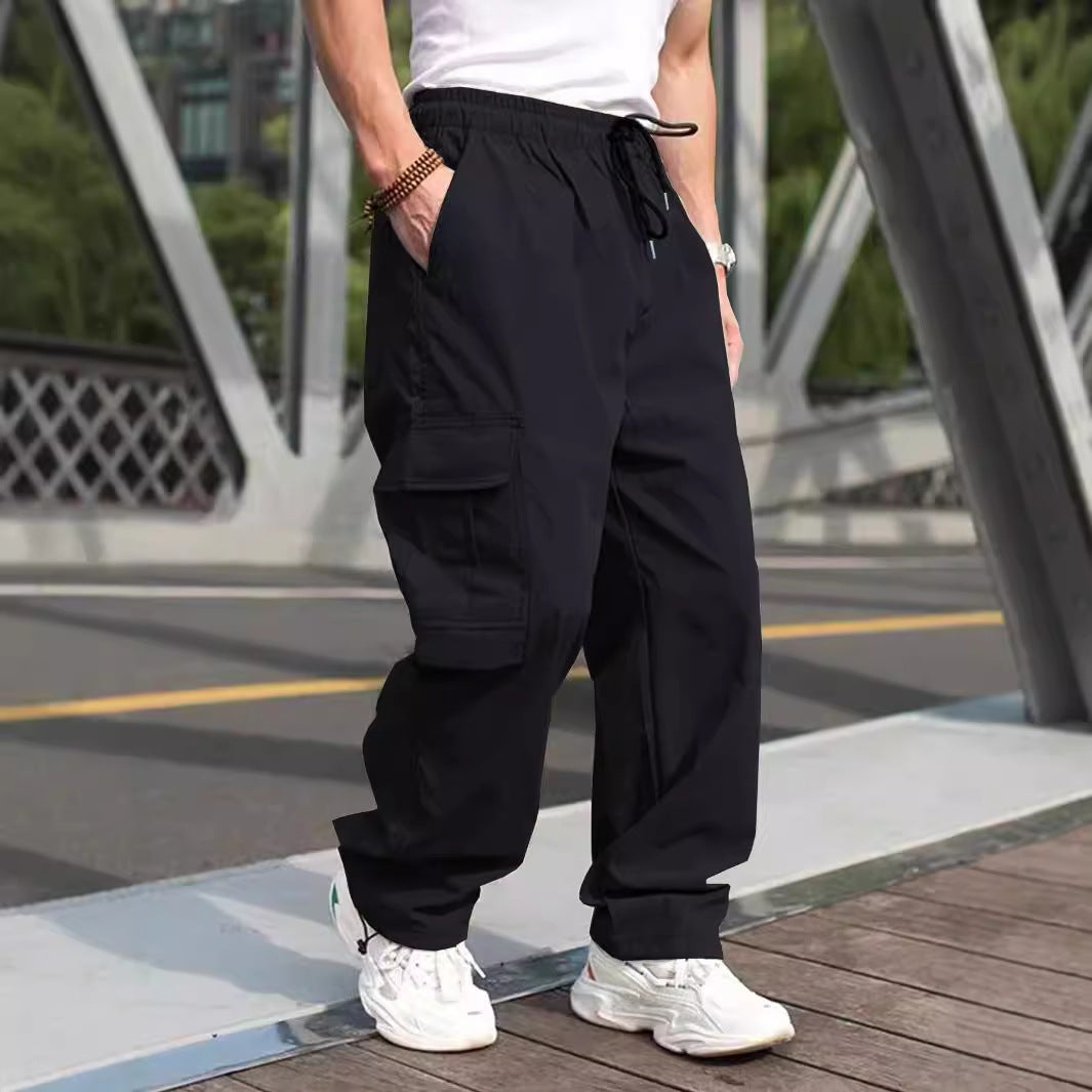 Herren Cargo-Hose mit vielen funktionalen Taschen und lockerer Passform Heidi-Mode
