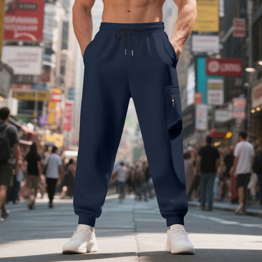 Herren Freizeithose mit elastischem Bund und praktischen Seitentaschen Heidi-Mode