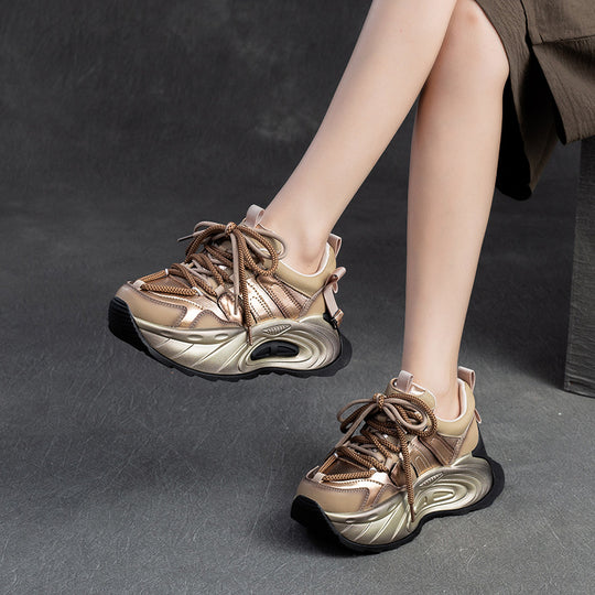 Damen Sneaker mit innovativem Sohlenprofil und atmungsaktiven Materialien Heidi-Mode