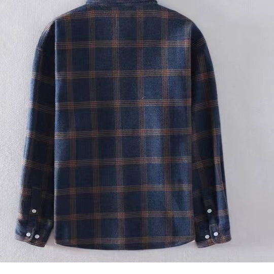 Damen Schal mit kariertem Muster und feiner Textur Heidi-Mode