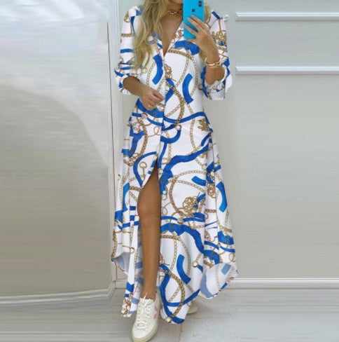 Damen Kimono-Robe mit Printdesign Heidi-Mode