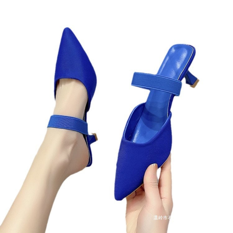 Damen Slingback-Pumps mit elegantem spitzem Design und komfortablem Fersenriemen Heidi-Mode
