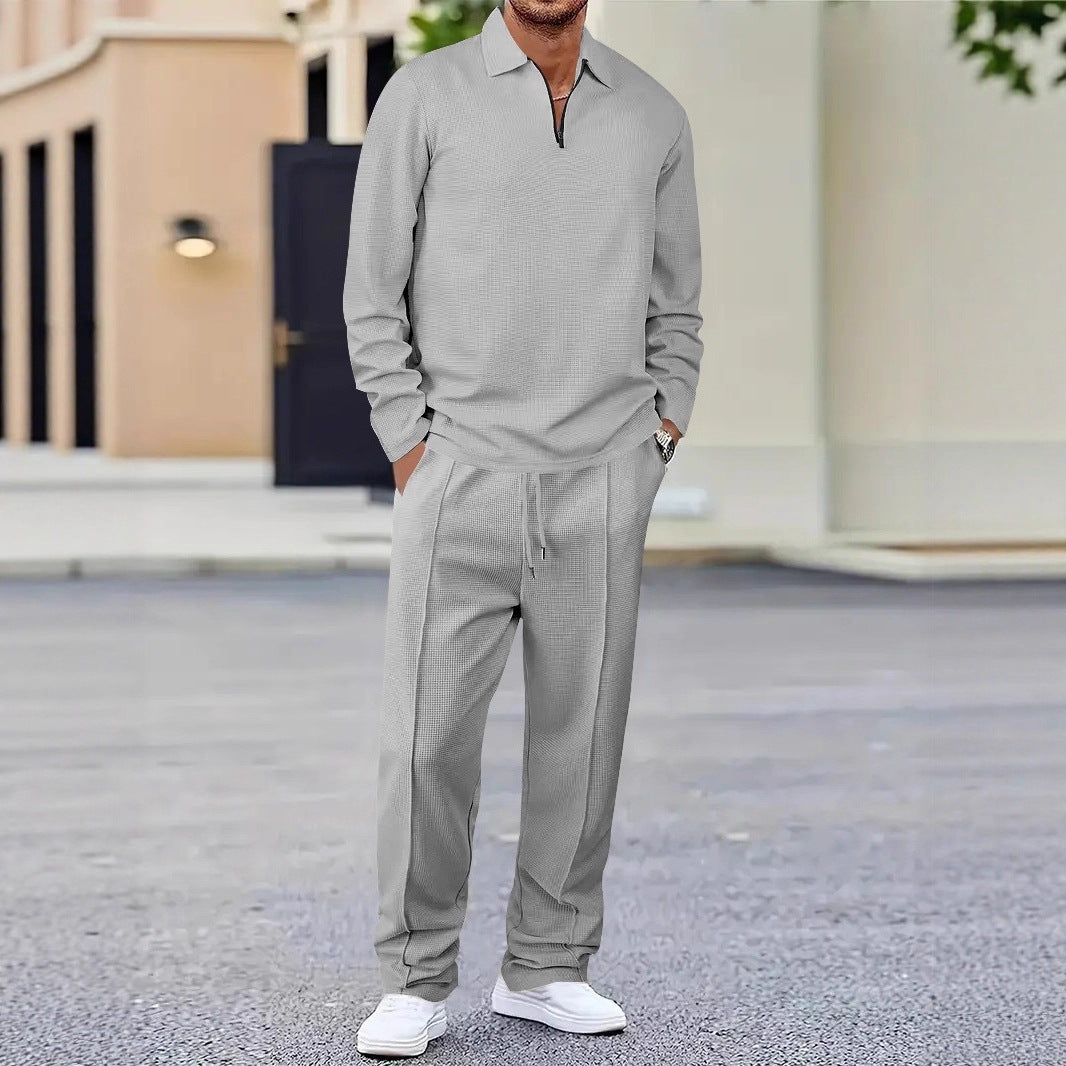 Herren sportliches Poloshirt und Jogginghose Set Heidi-Mode