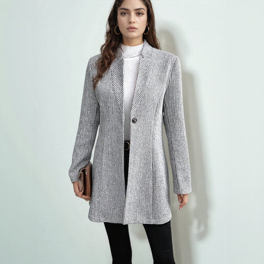 Damen eleganter Blazer mit strukturiertem Design Heidi-Mode