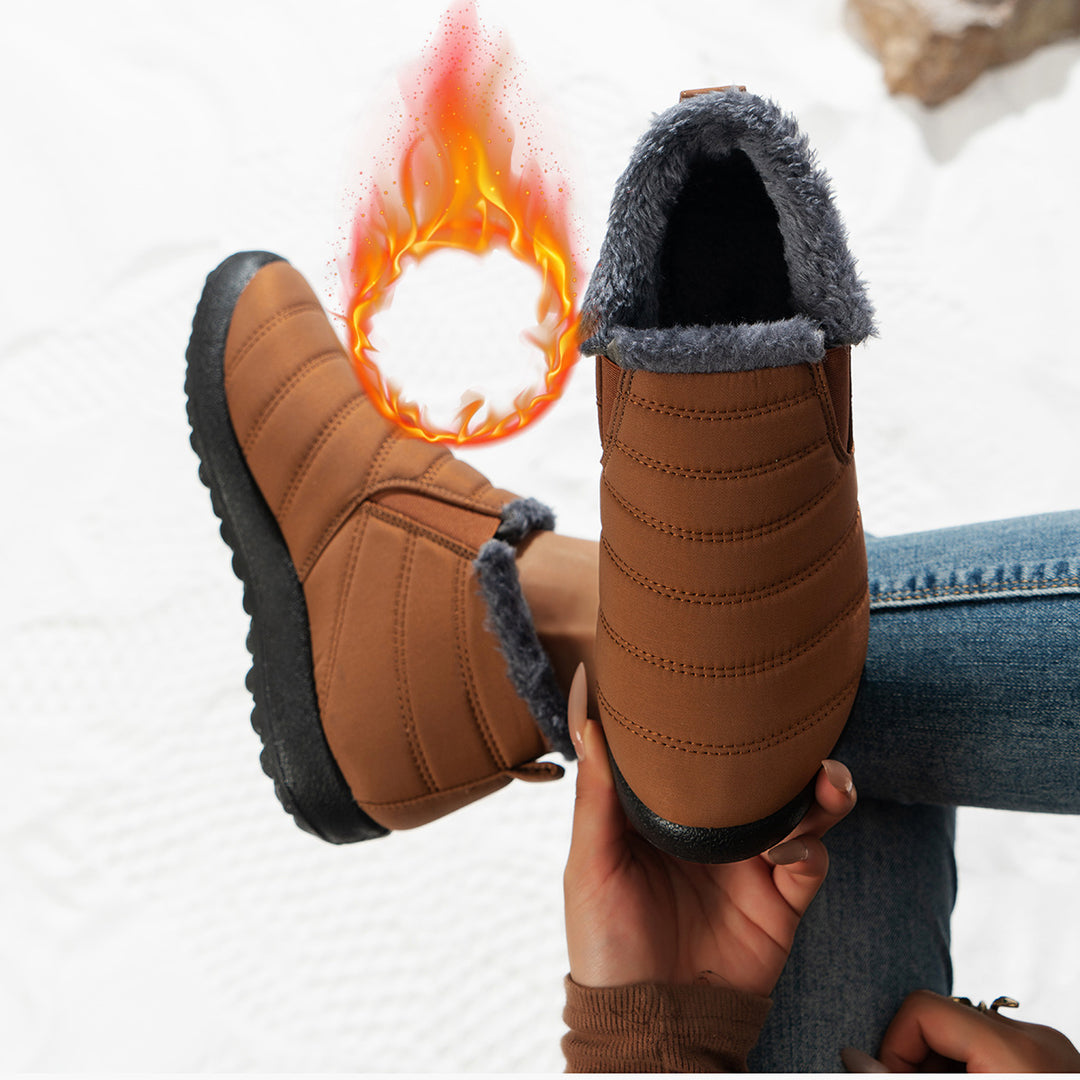 Damen Komfortable Winterboots mit kuscheligem Futter und rutschfester Sohle Heidi-Mode