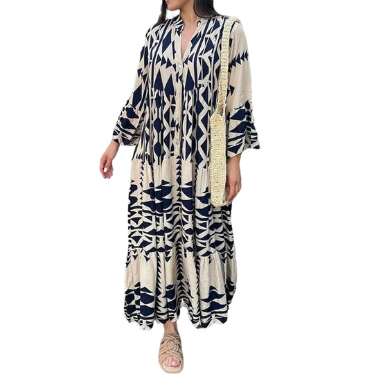 Heidi Mode | Bedrucktes Hemdkleid