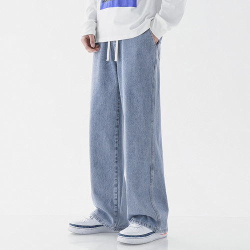 Herren weite Denim-Hose im modernen Vintage-Stil Heidi-Mode