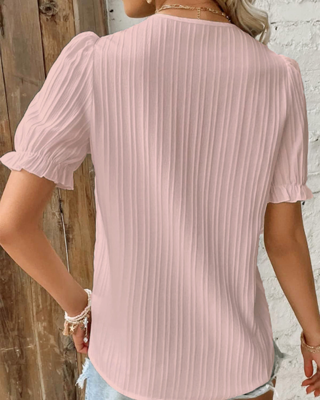 Heidi Mode | Hohle kurze Ärmel