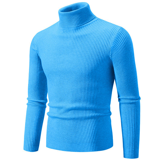 Herren feiner Rollkragenpullover aus langlebigem Strickmaterial Heidi-Mode