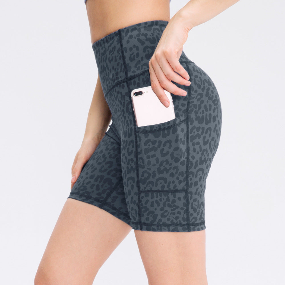 Damen Sportliche Hochgeschnittene Shorts Heidi-Mode